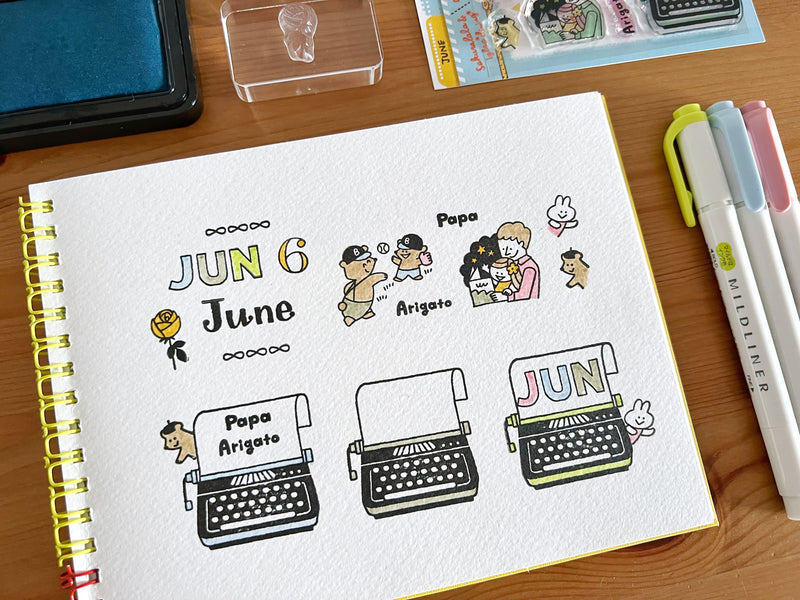Sakuralala x Igloo*Dining* 365™ Clear Stamps - June