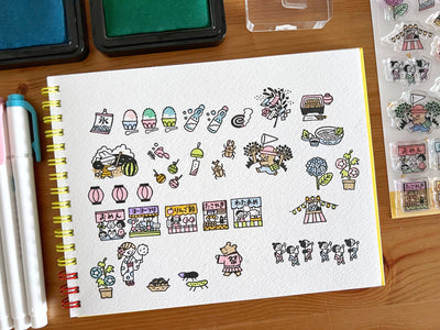 Sakuralala x Igloo*Dining* 365™ Clear Stamps - Nippon-Natsu