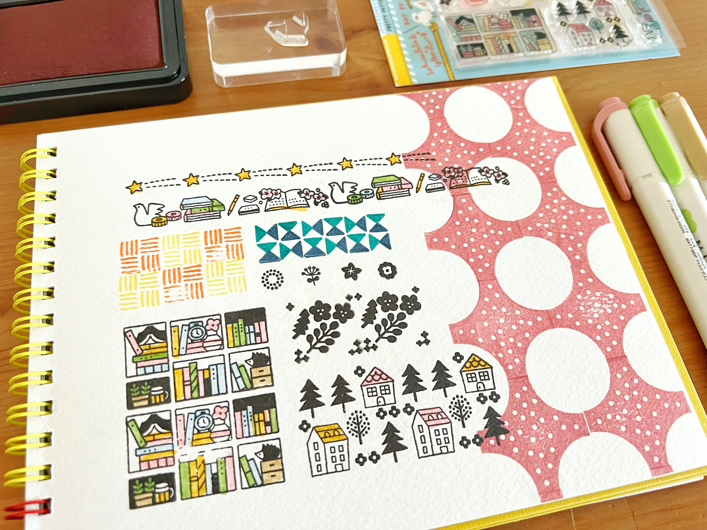 Sakuralala x Igloo*Dining* 365™ Clear Stamps -  Pretty Patterns