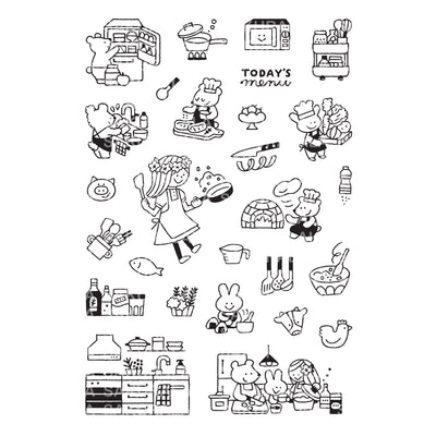 Sakuralala x Igloo*Dining* 365™ Clear Stamps -  Today's Menu