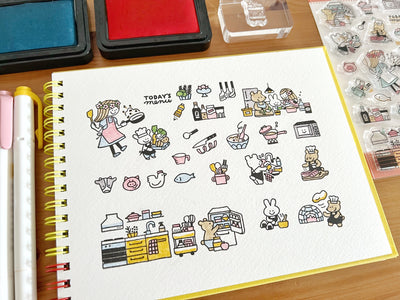 Sakuralala x Igloo*Dining* 365™ Clear Stamps -  Today's Menu
