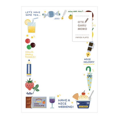 Papier Platz x Eric Hello Small Things! Otegaru Memo - Fruits