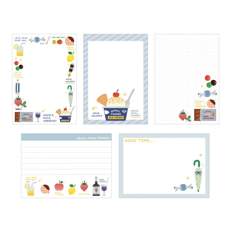 Papier Platz x Eric Hello Small Things! Otegaru Memo - Fruits
