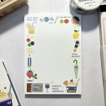 Papier Platz x Eric Hello Small Things! Otegaru Memo - Fruits