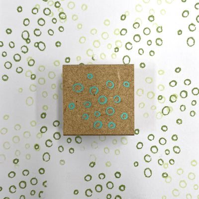 Kodomo No Kao Omekashi Stamp - Small Circles