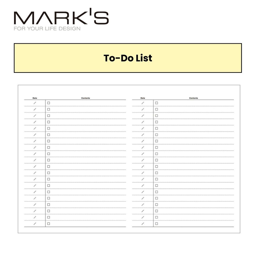 Mark's 2025 A5 Desktop Magnet Notebook Calendar