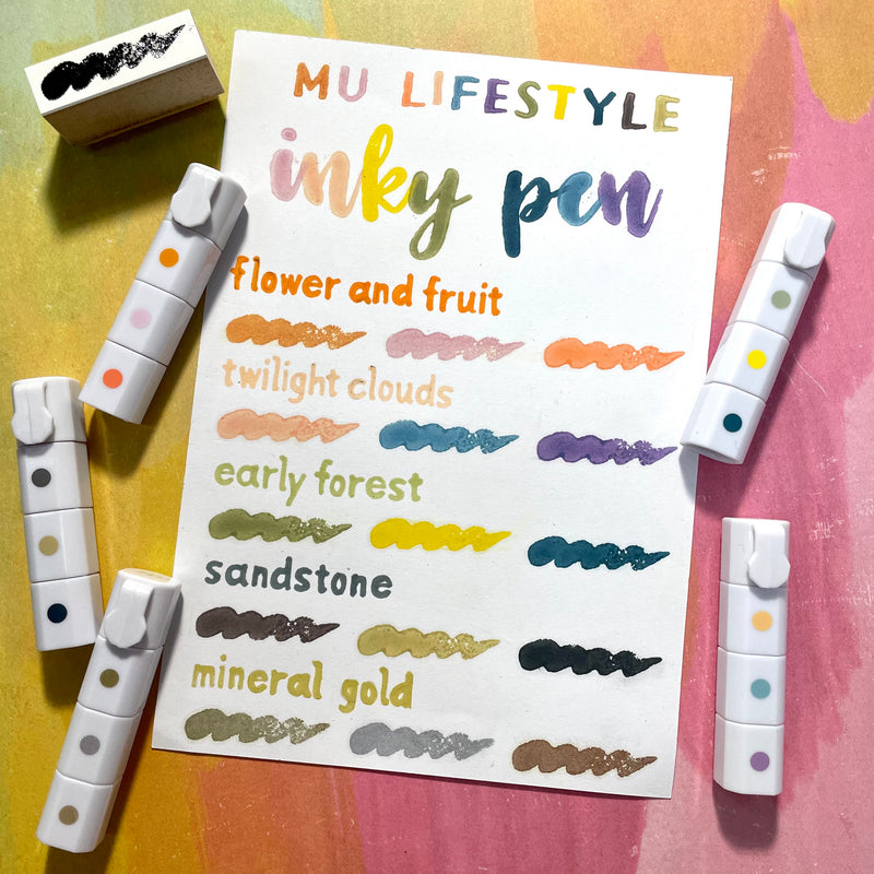 MU Lifestyle 3 Colours Inky Pen (5 Options)