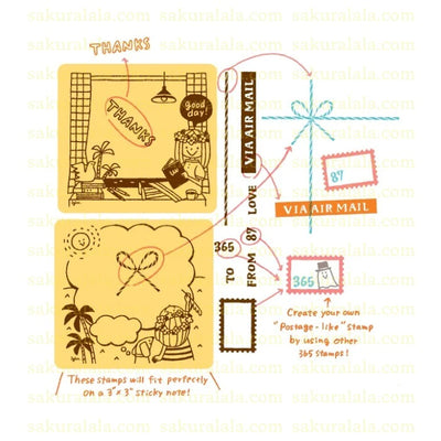 Sakuralala x Igloo*Dining* 365™ Clear Stamps - Oh, Hello There