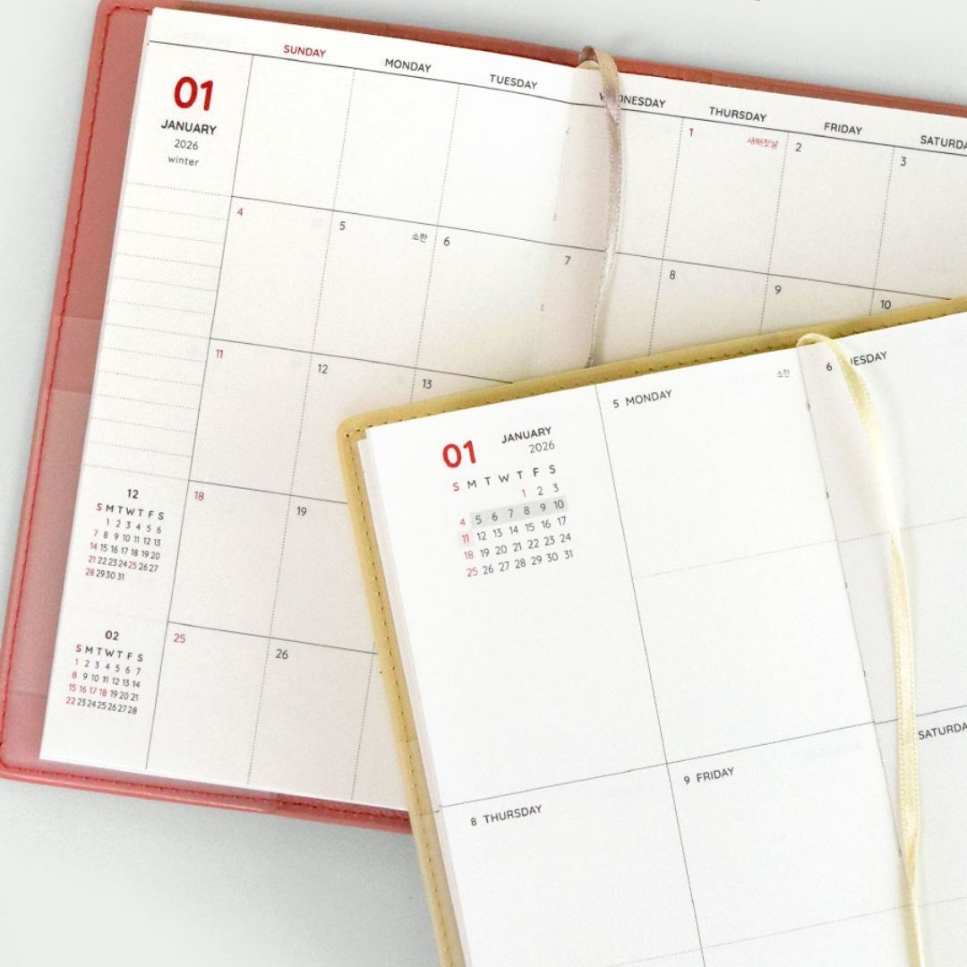 Iconic 2026 Planner Diary -  B6 Slim | Weekly Block| The Planner S