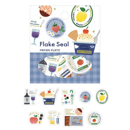 Papier Platz x Eric Hello Small Things! Flake Seal - Fruits