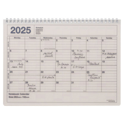 [International Edition] Mark's 2025 Notebook Calendar - Small (B6 Variant)