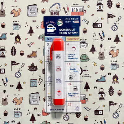 Sanby x Eric Hello Small Things! Schedule Icon Stamps