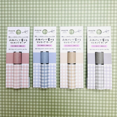 Mark's Masté Writable Perforated Masking Tape Set - Gingham Check | Blue