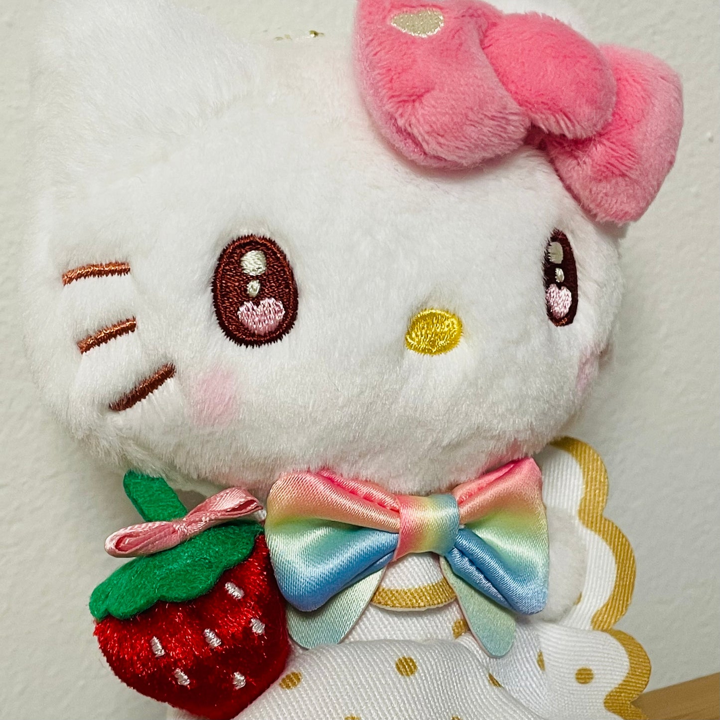 Sanrio x 50th Anniversary Strawberry Newspaper Mascot Holder - Hello Kitty