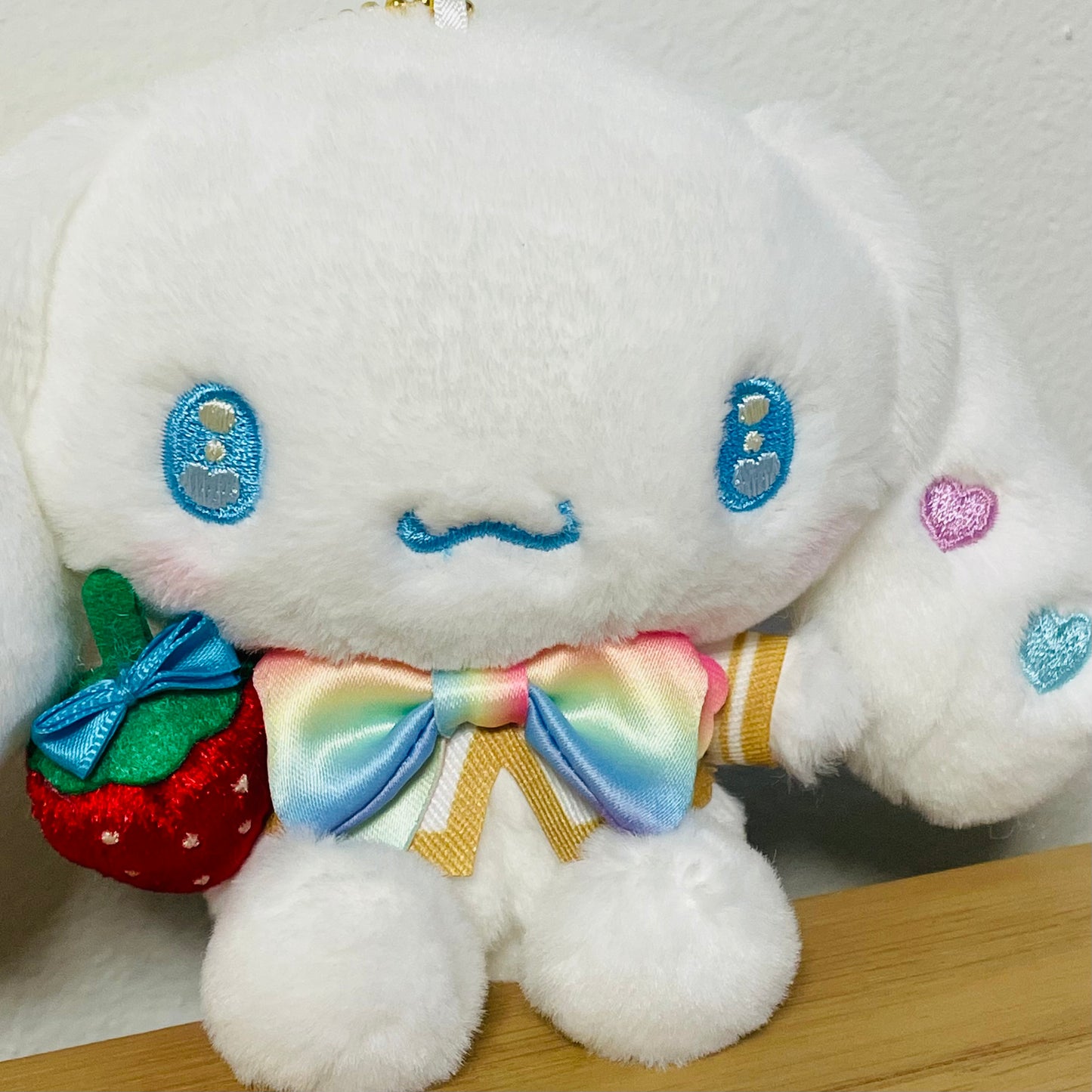 Sanrio x 50th Anniversary Strawberry Newspaper Mascot Holder - Cinnamoroll