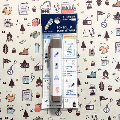 Sanby x Eric Hello Small Things! Schedule Icon Stamps