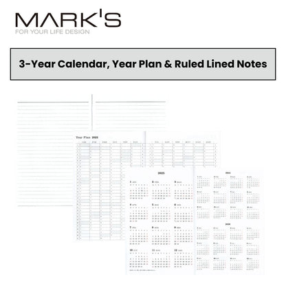 Mark's 2025 B6 Weekly Left Planner Refill