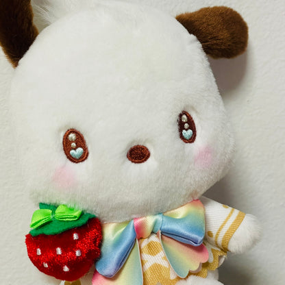 Sanrio x 50th Anniversary Strawberry Newspaper Mascot Holder - Pochacco