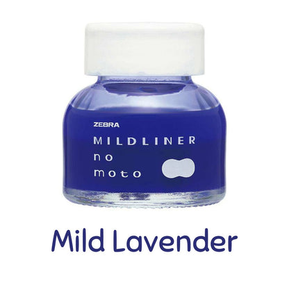 Zebra Mildliner No Moto Water-Based Pigment Ink - Mild Lavender
