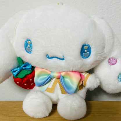 Sanrio x 50th Anniversary Strawberry Newspaper Mascot Holder - Cinnamoroll