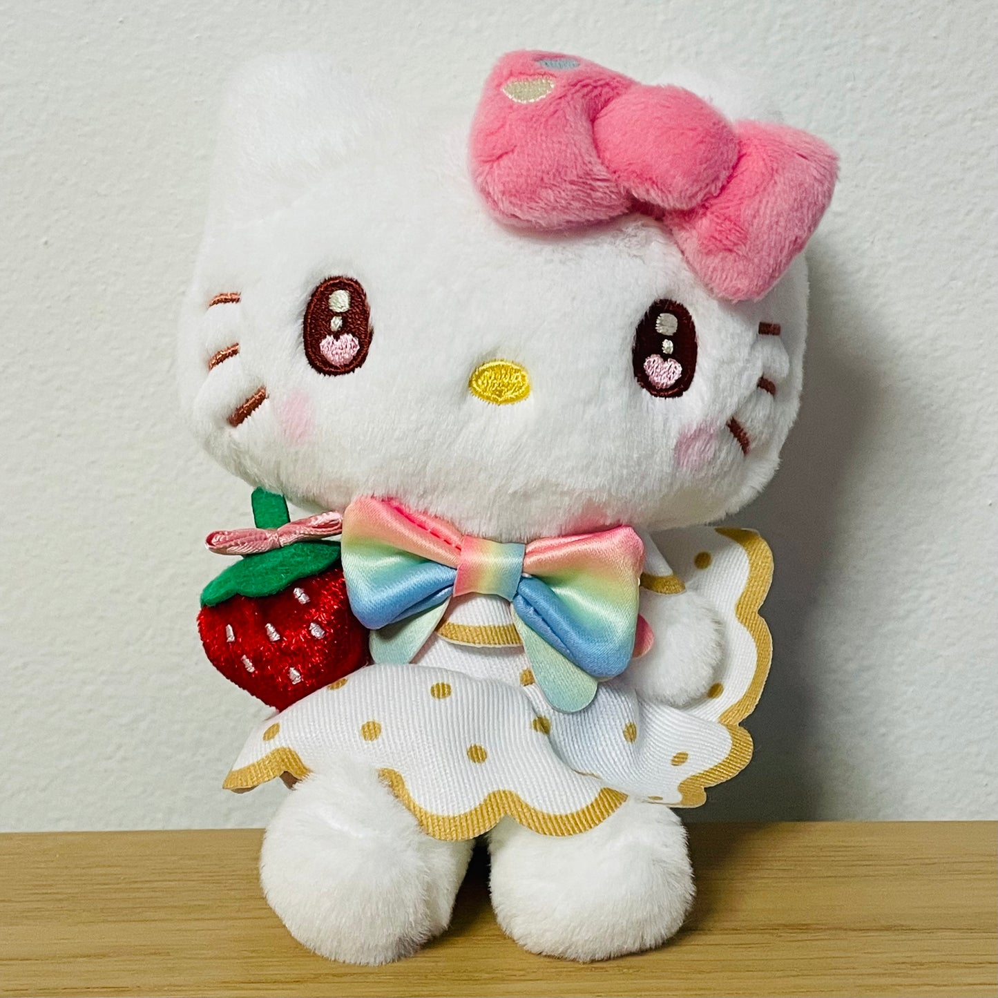 Sanrio x 50th Anniversary Strawberry Newspaper Mascot Holder - Hello Kitty
