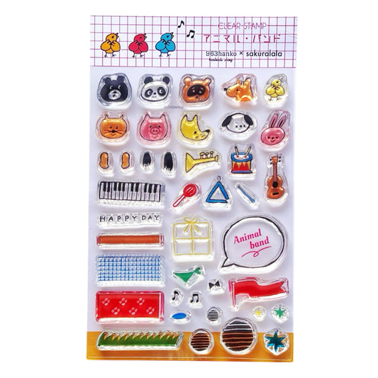 Sakuralala x 963hanko Clear Stamps - Animal Band