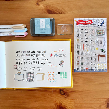 Sakuralala x 963hanko Clear Stamps - Planning Buddy