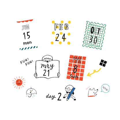 Sakuralala x 963hanko Clear Stamps - Planning Buddy