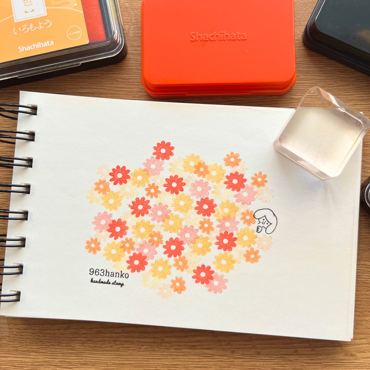 Sakuralala x 963 Hanko Clear Stamps - Smile Everyday