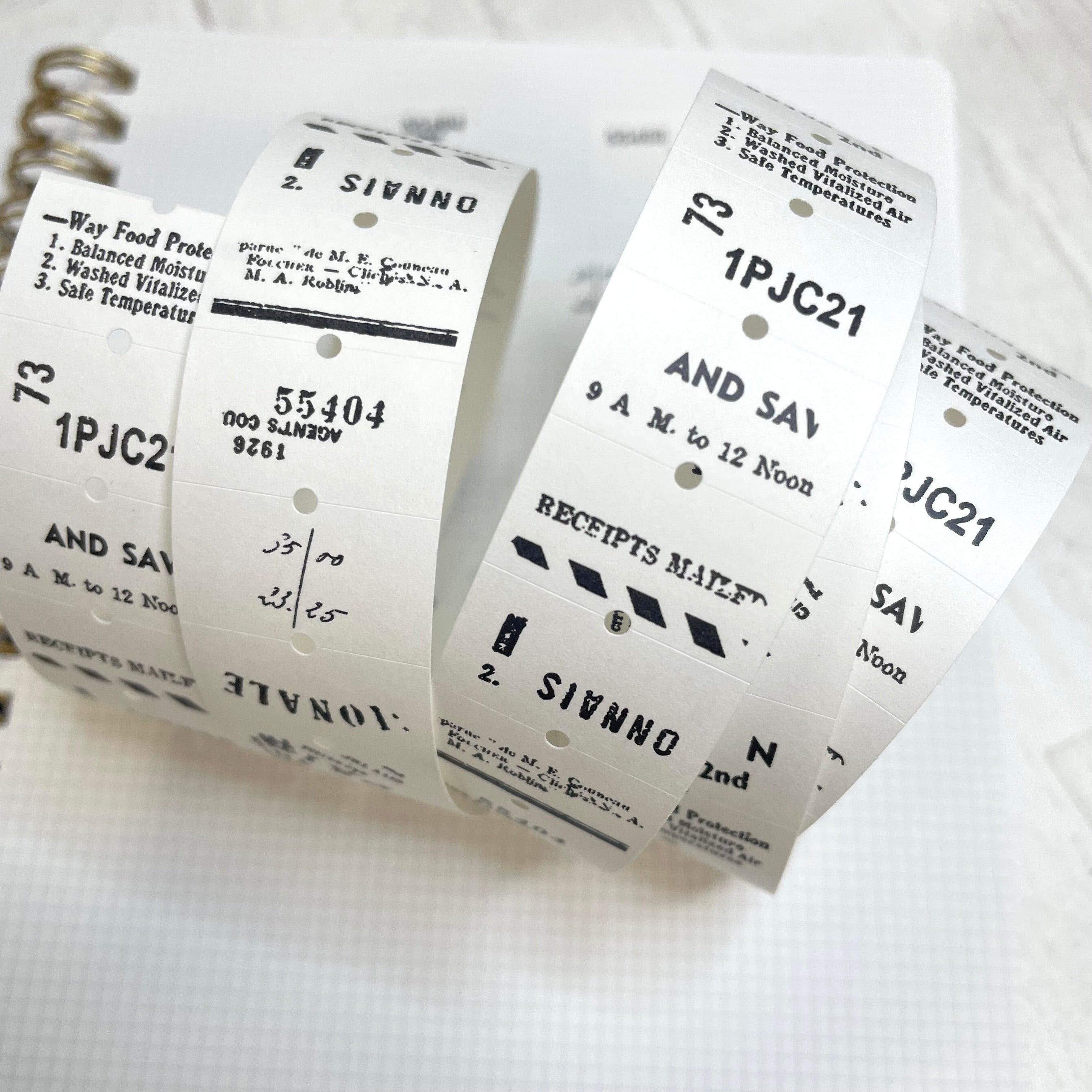 Labeler Sticker Update Yohaku Labeler Roll Sticker Sample - LR-001 Kurotoshiro – Shokakko