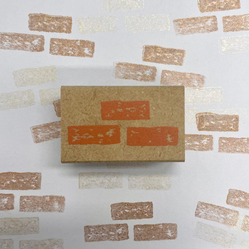 Kodomo No Kao Omekashi Stamp - Bricks