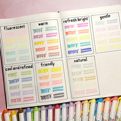 Zebra MILDLINER Double Ended Highlighter Set - Gentle