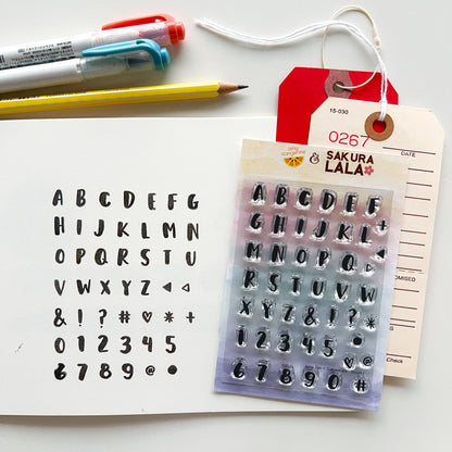 Sakuralala x Amy Tangerine Clear Stamps - Brush Mini