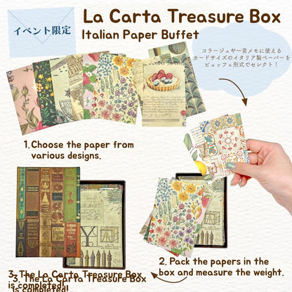 [BUNGUJOSHI 2025] Aedsso Italian Paper Buffet - La Carta Treasure Chest