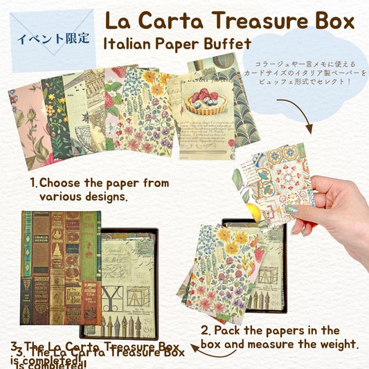 [BUNGUJOSHI 2025] Aedsso Italian Paper Buffet - La Carta Treasure Chest