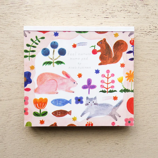 Cozyca Products x Aiko Fukawa Memo Block - Feel Nature