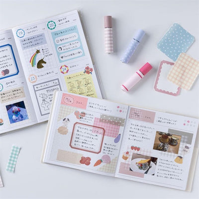 Mark's Masté Writable Perforated Masking Tape Set - Gingham Check | Blue