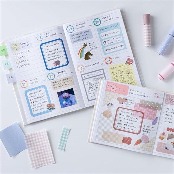 Mark's Masté Writable Perforated Masking Sheet - Gingham Check | Pink