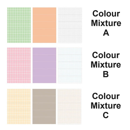 Mark's Masté Writable Perforated Masking Sheet - Check | Colour Mixture A