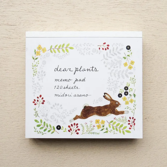Cozyca Products x Midori Asano Memo Block - Dear Plants