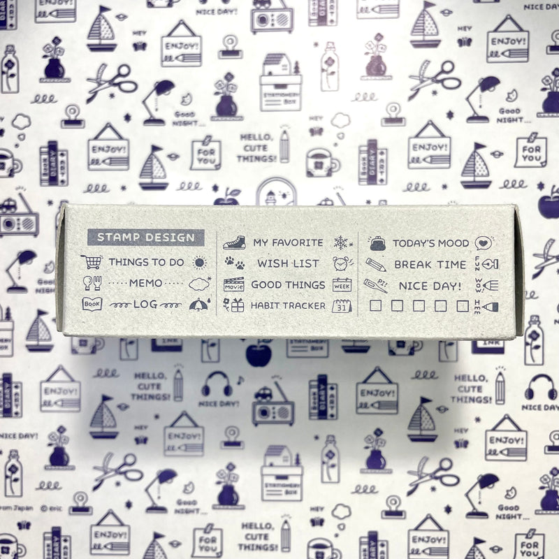 Sanby x Eric Hello Small Things!  Techno Touch Rotary Stamp