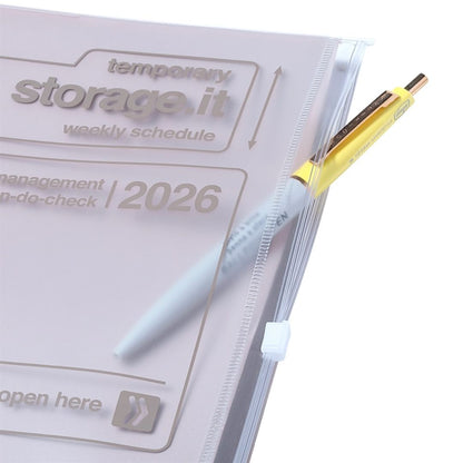 Mark's 2026 Planner Diary - B6 | Weekly Left | Storage.it