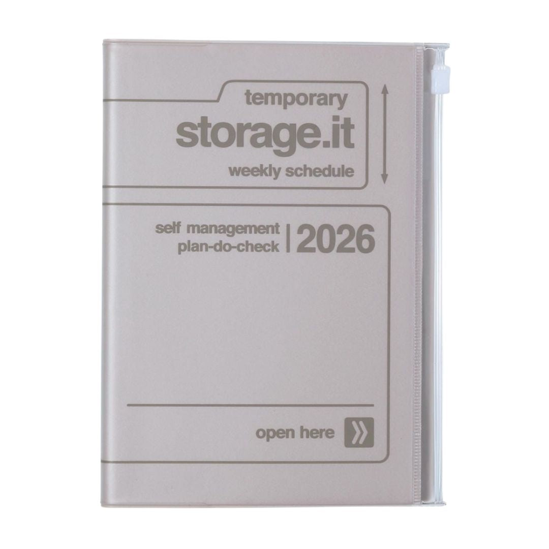 Mark's 2026 Planner Diary - B6 | Weekly Left | Storage.it