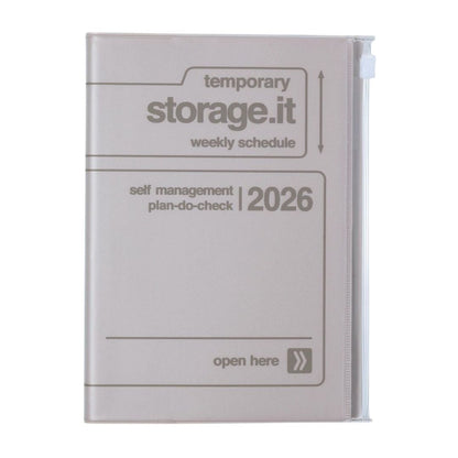 Mark's 2026 Planner Diary - B6 | Weekly Left | Storage.it