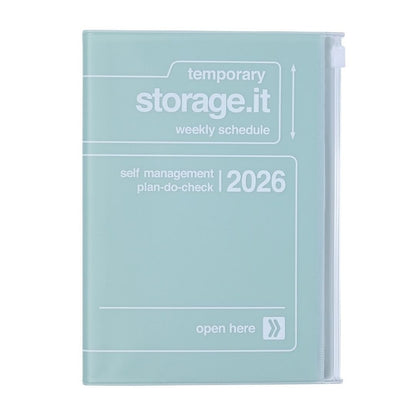 Mark's 2026 Planner Diary - B6 | Weekly Left | Storage.it