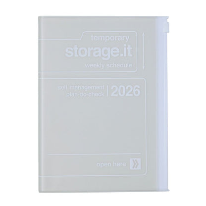 Mark's 2026 Planner Diary - B6 | Weekly Left | Storage.it