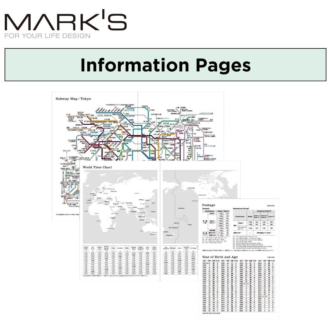 Mark's 2026 Planner Diary Refill - B6 | Weekly Left