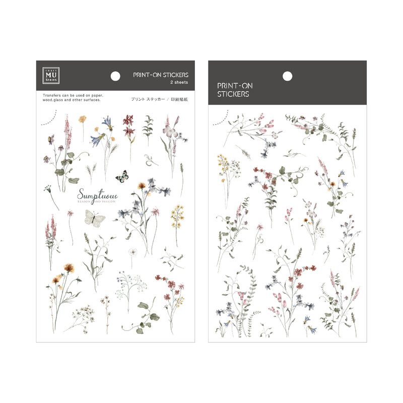 MU Lifestyle Print-On Stickers - 221 Lush Branches