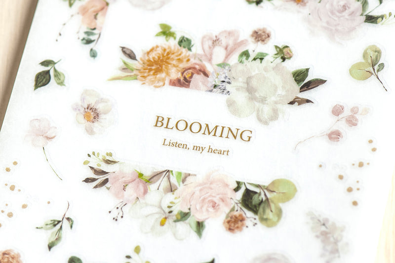 MU Lifestyle Print-On Stickers - 224 Blooming Flowers