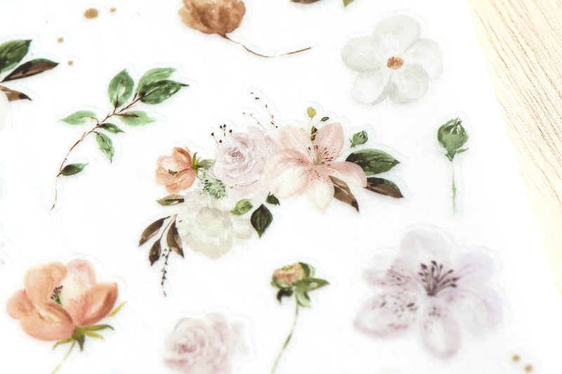 MU Lifestyle Print-On Stickers - 224 Blooming Flowers
